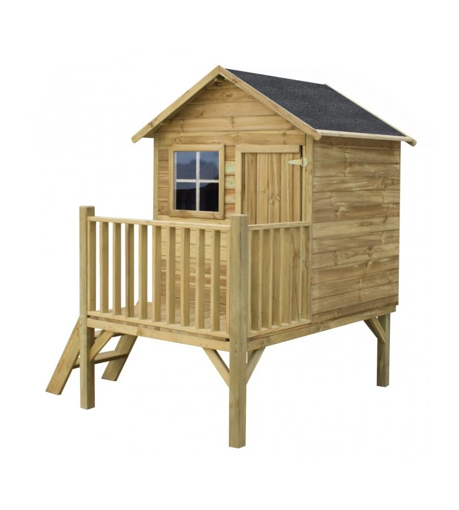 Casetta da giardino per bambini in legno domus "tomek" 174x123x212 cm