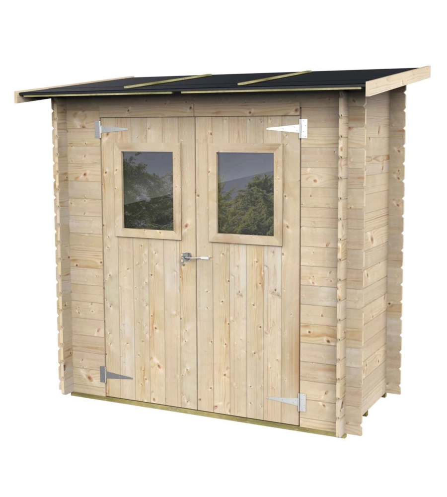 Casetta in legno da giardino alce "hobby" in abete 198x98x197 cm