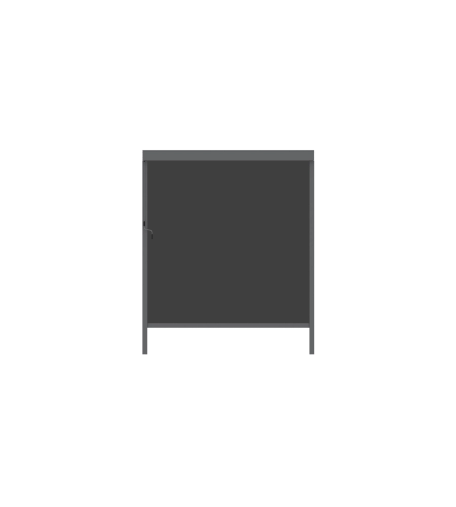 Pannello laterale avvolgibile per pergole giardini di maggio "zip screen" in textilene antracite lato 4 m