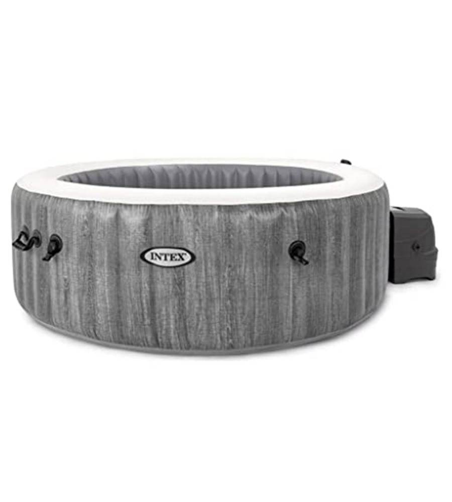 Piscina idromassaggio gonfiabile intex "pure spa greywood deluxe" 216x71cm 6 posti c/pompa - cod. 28442ex