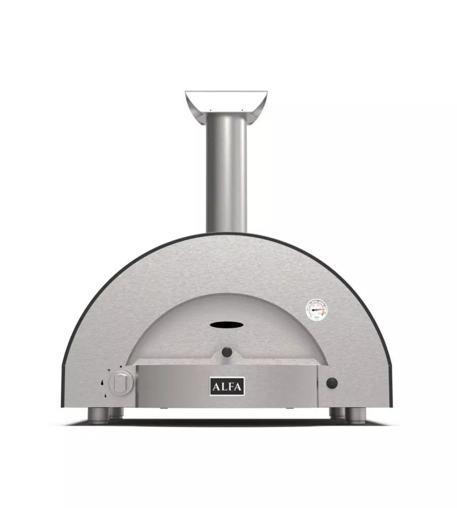 Forno pizza a gas alfa "classico" nero 2 pizze