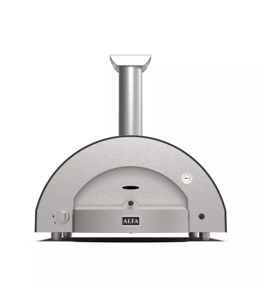 Forno pizza a gas alfa "classico" nero 4 pizze
