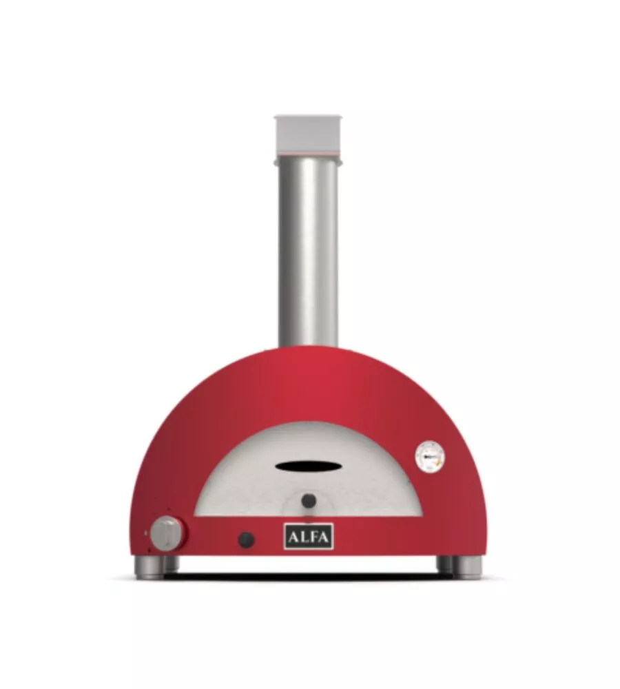 Forno pizza a gas alfa "moderno" rosso 1 pizza