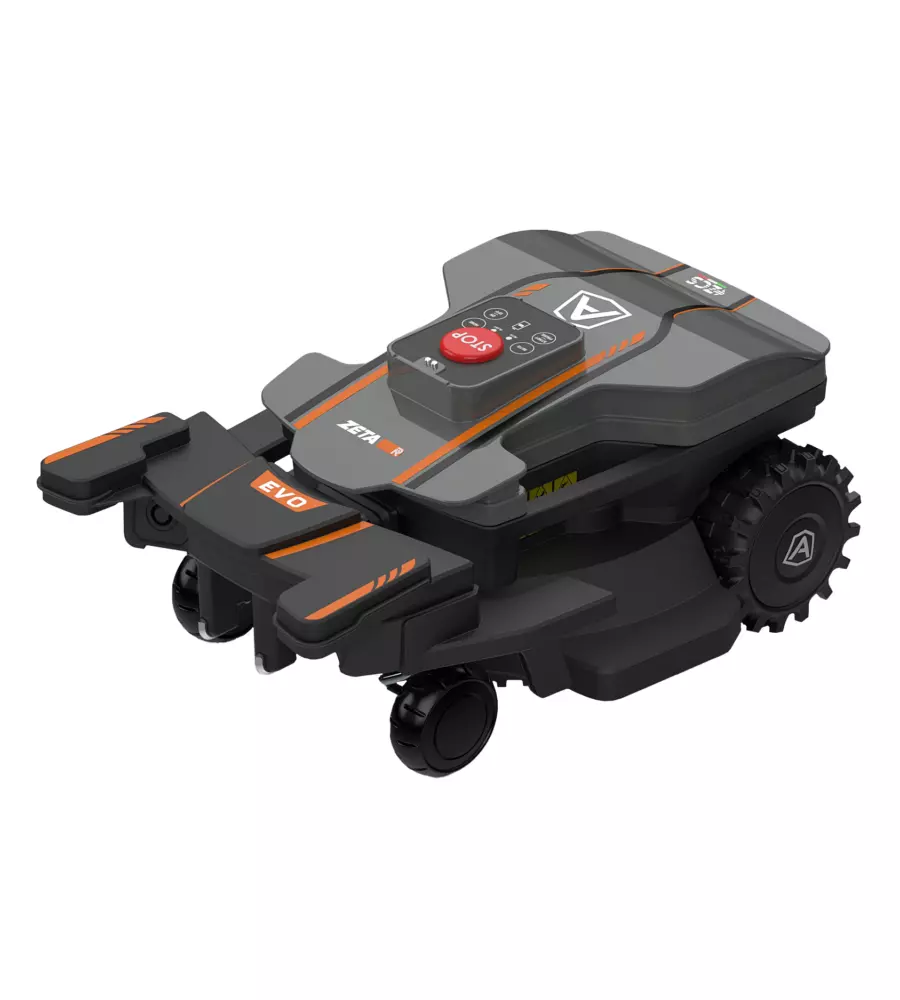 Robot tagliaerba senza filo perimetrale ambrogio zeta r evo area di taglio 1000 mq - radar + sensori