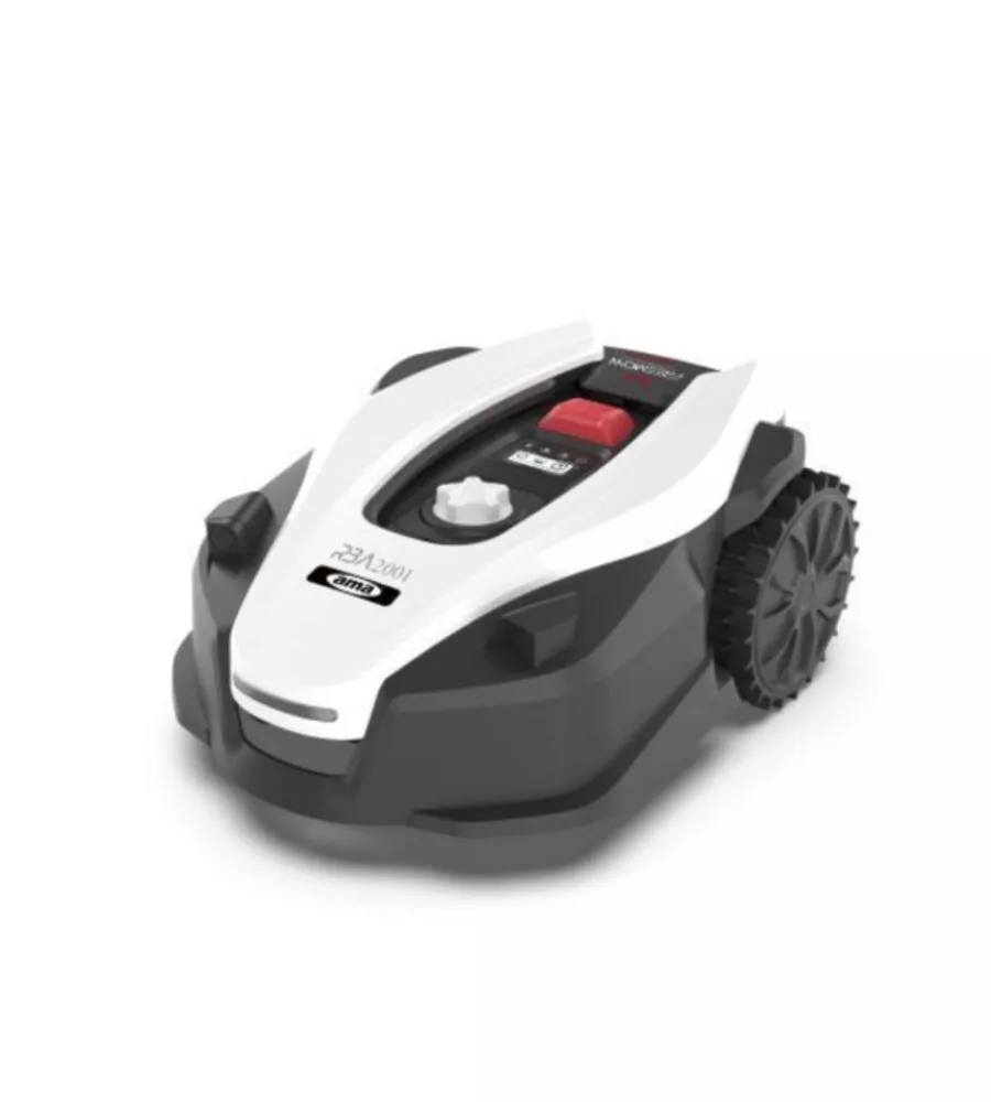 Robot tagliaerba ama "freemow rba2001" area di taglio 2000 mq - filo perimetrale