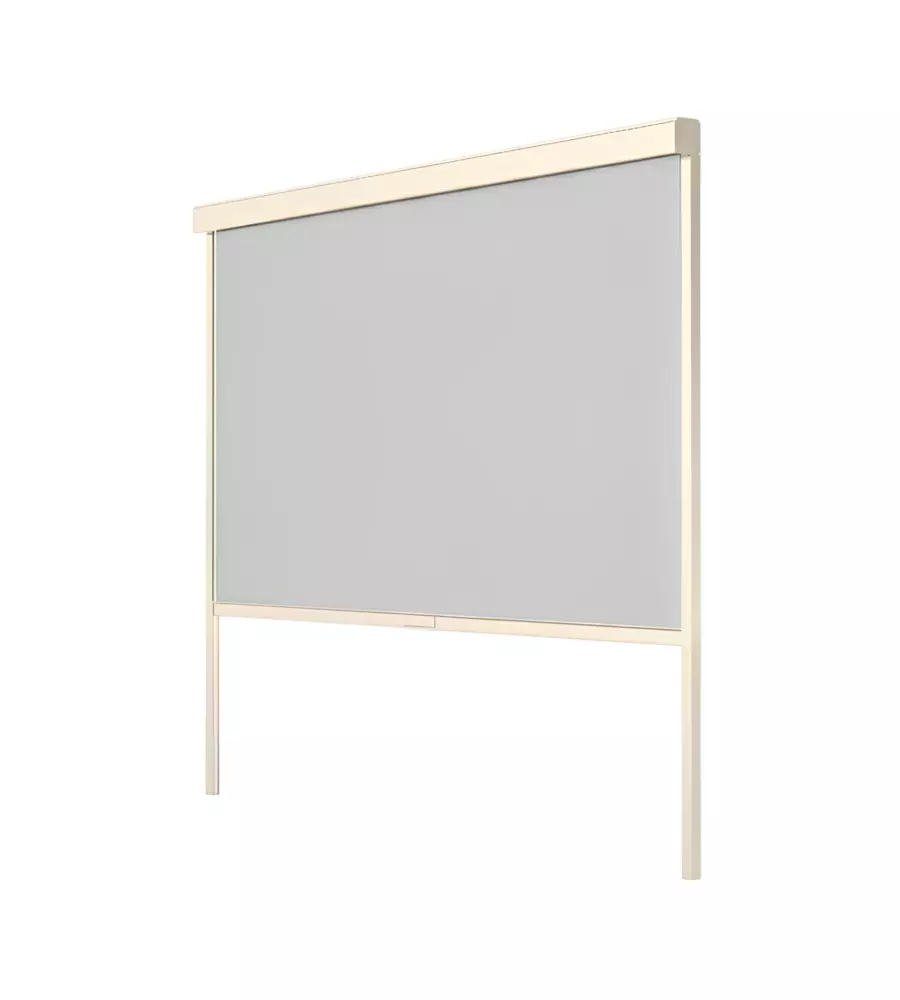 Pannello ombreggiante avvolgibile per pergole giardini di maggio in alluminio e textilene beige lato 4 m