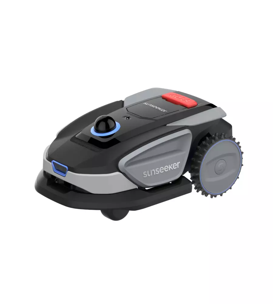 Robot tagliaerba senza filo sunseeker "s4" area di taglio 1000 mq - lidar + vision ai (sensor fusion)