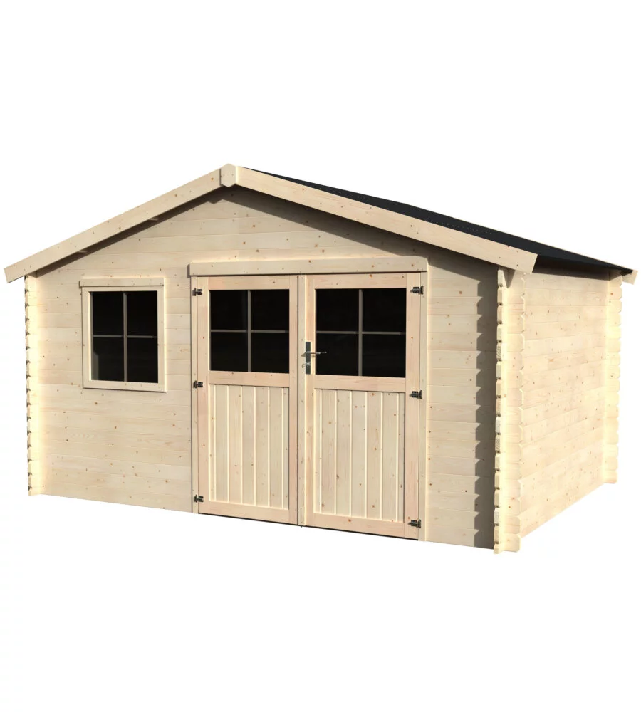 Casetta in legno da giardino decor et jardin "flodalien" in abete bianco nordico 419x302x244 cm