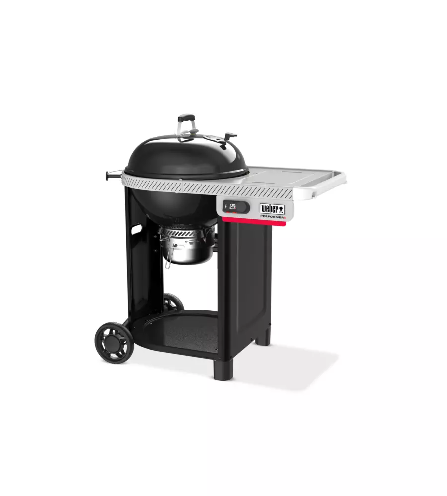 Barbecue a carbone weber "performer smart" nero griglia 57 cm