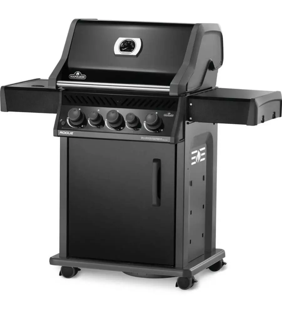 Barbecue a gas napoleon "rogue 425 rsb" nero 5 bruciatori