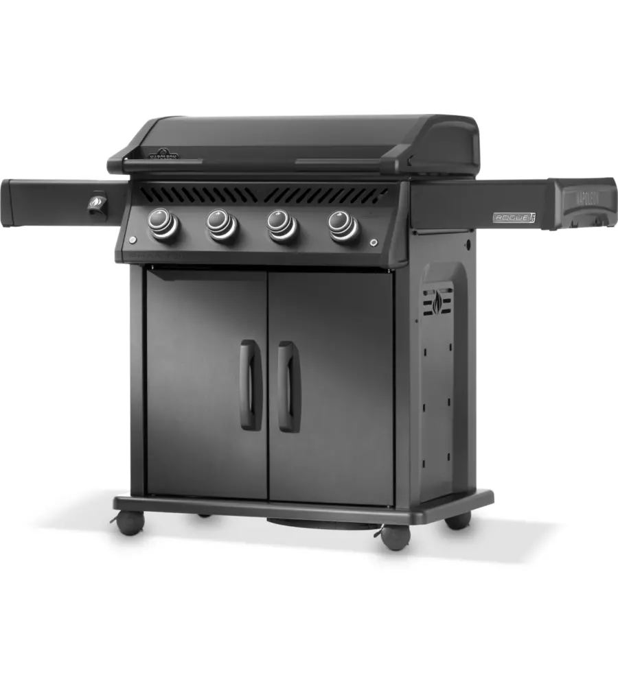 Barbecue a gas napoleon "rogue pro phantom 30" nero 4 bruciatori