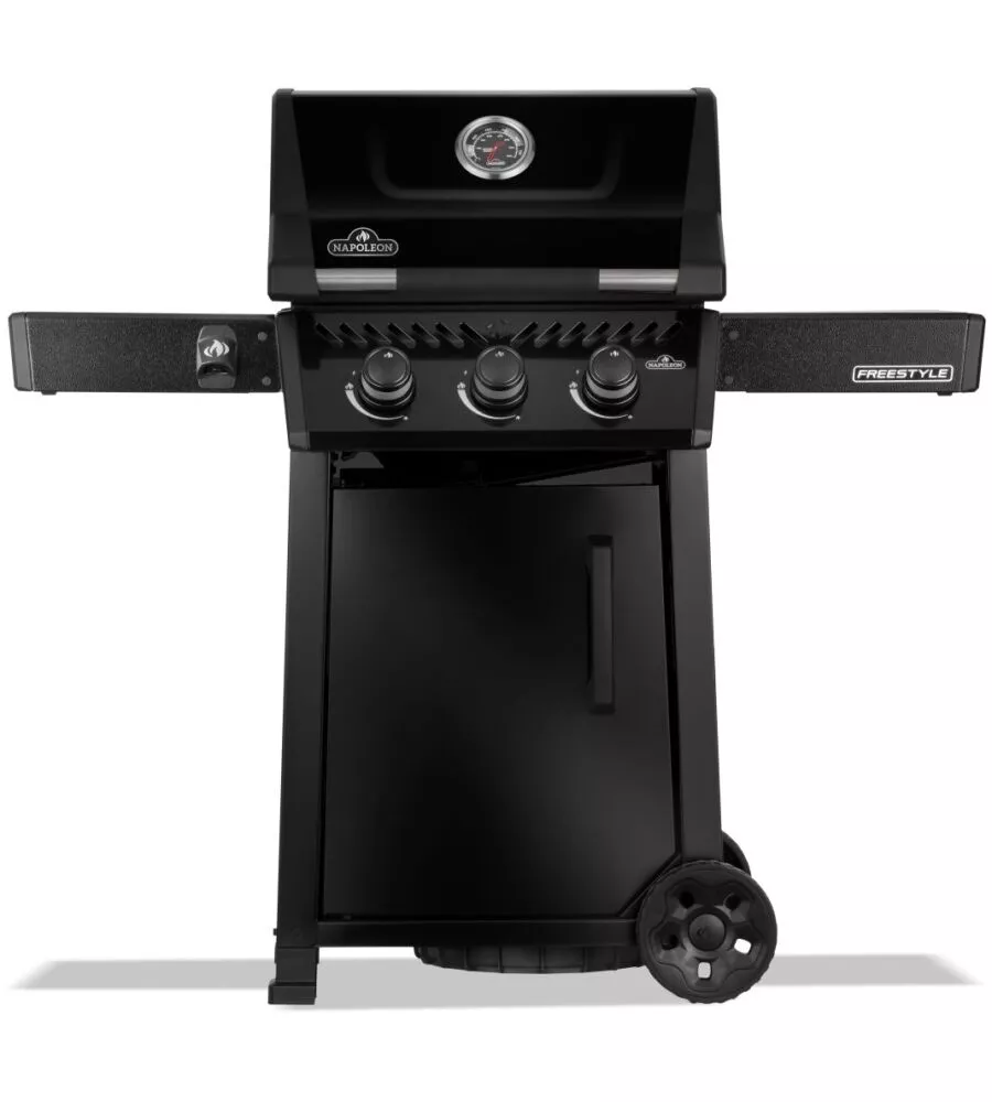 Barbecue a gas napoleon "freestyle 365" nero 3 bruciatori