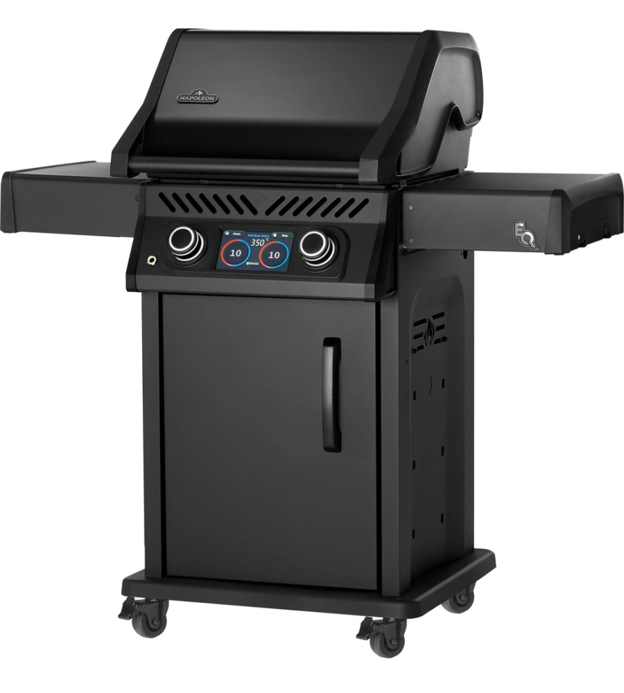 Barbecue elettrico napoleon "req365" nero 2 bruciatori