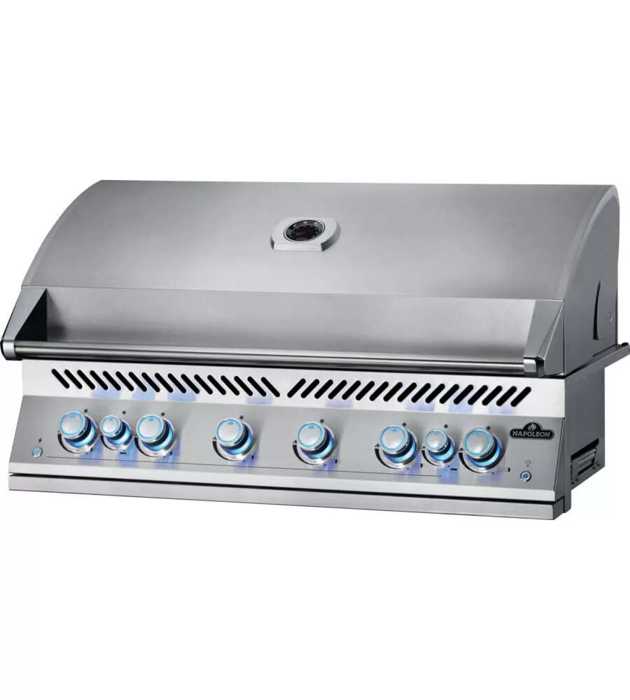 Barbecue a gas da incasso napoleon "serie 700 44 " grigio 8 bruciatori
