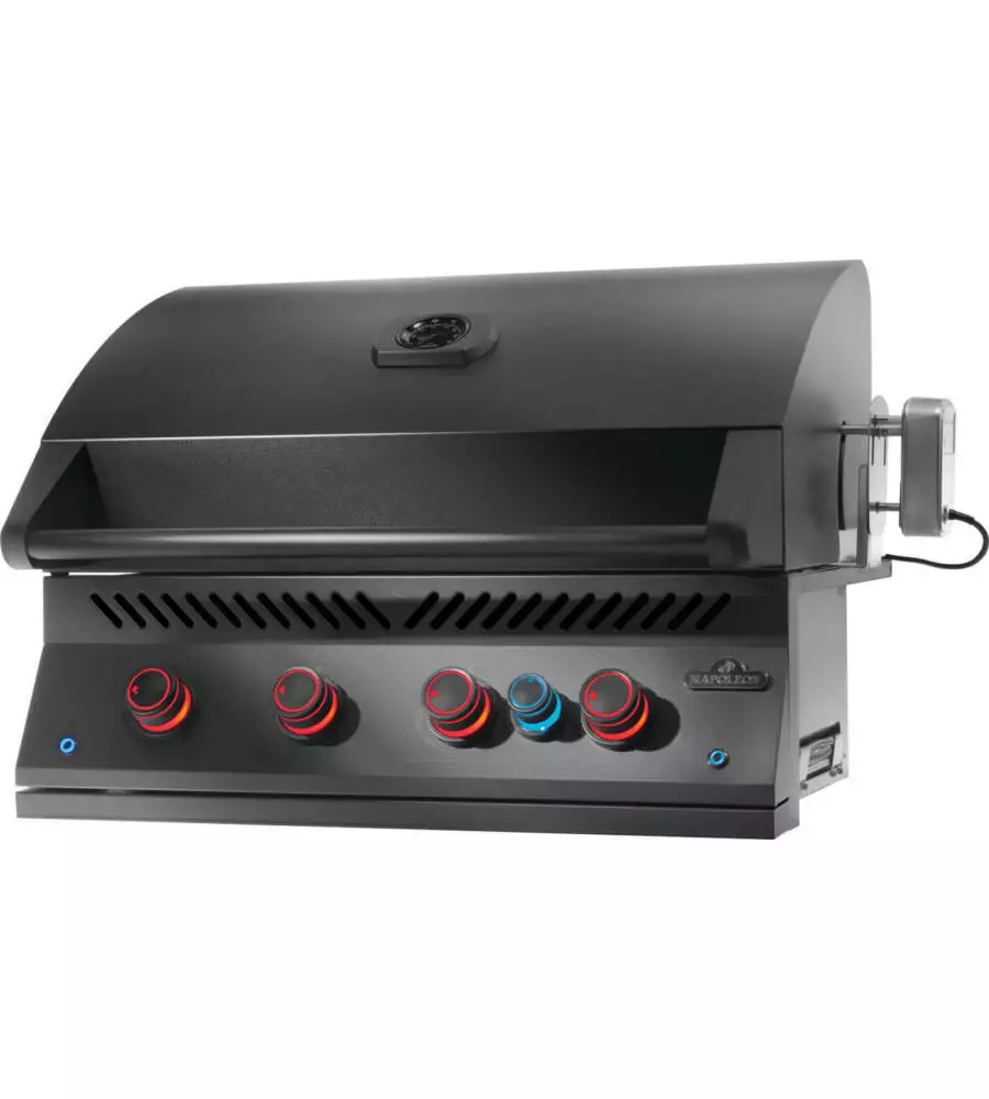 Barbecue a gas da incasso napoleon "serie 700 32" nero 5 bruciatori