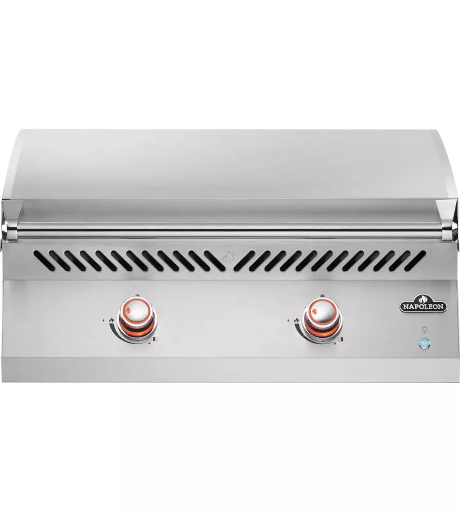 Piastra a gas integrata napoleon "serie 700" grigio 2 bruciatori
