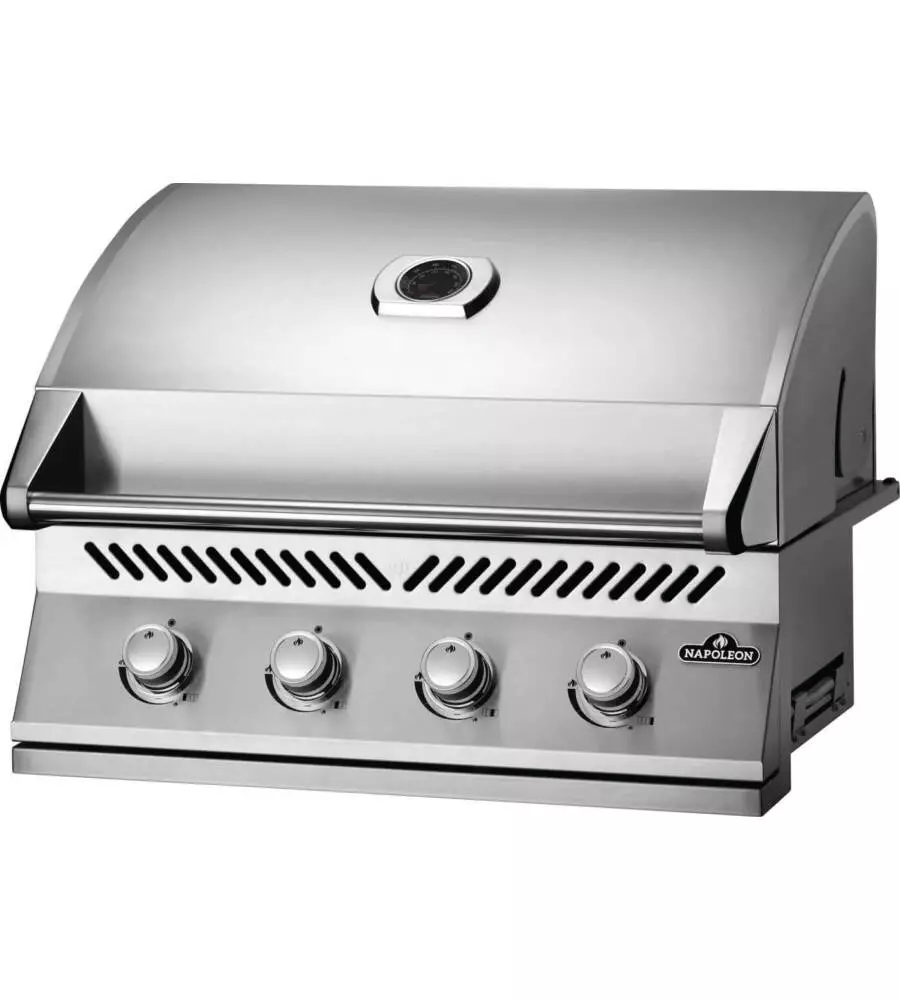 Barbecue a gas napoleon "built-in 500 series 32" grigio 4 bruciatori