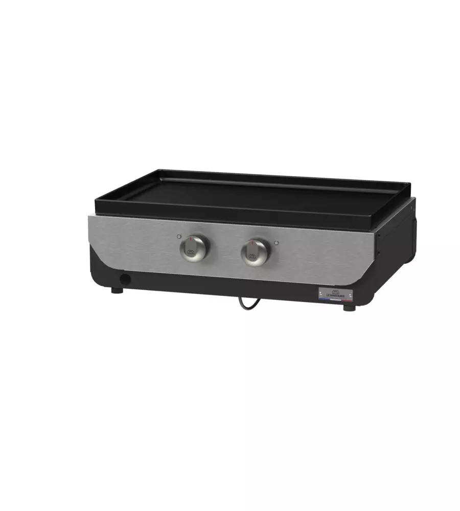 Piastra elettrica le marquier "original 260" in acciaio nero 2 bruciatori