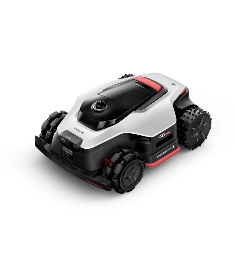 Robot tagliaerba dreame "robotic mower a3 pro 3500" area di taglio 3500 mq - 360° lidar 3d + dual vision ai + 4wd