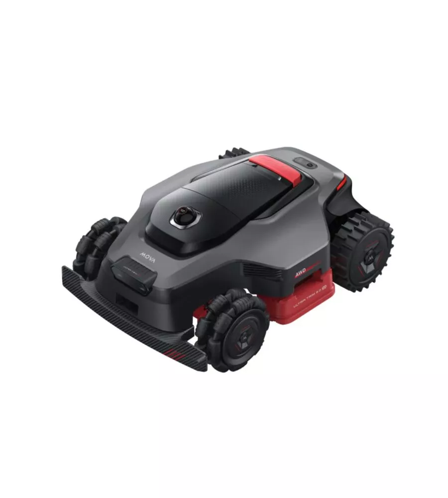 Robot tagliaerba mova "lidax ultra 1000 awd" area di taglio 1000 mq - 360° lidar 3d + ai dual-vision + ultraview 3.0