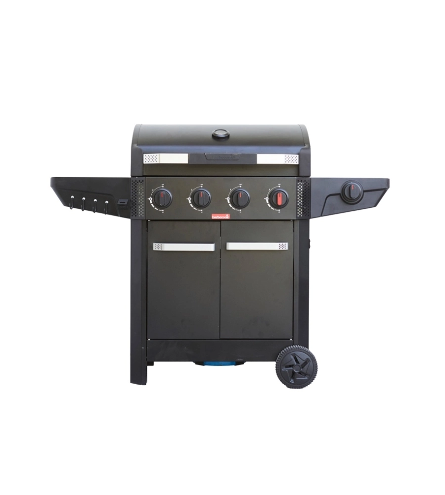 Barbecue a gas barbecook "luca 412" nero 5 fuochi