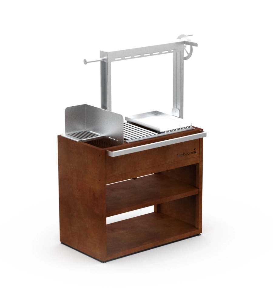 Barbecue a legna barbecook "pedro" con griglia 64x44,5 cm