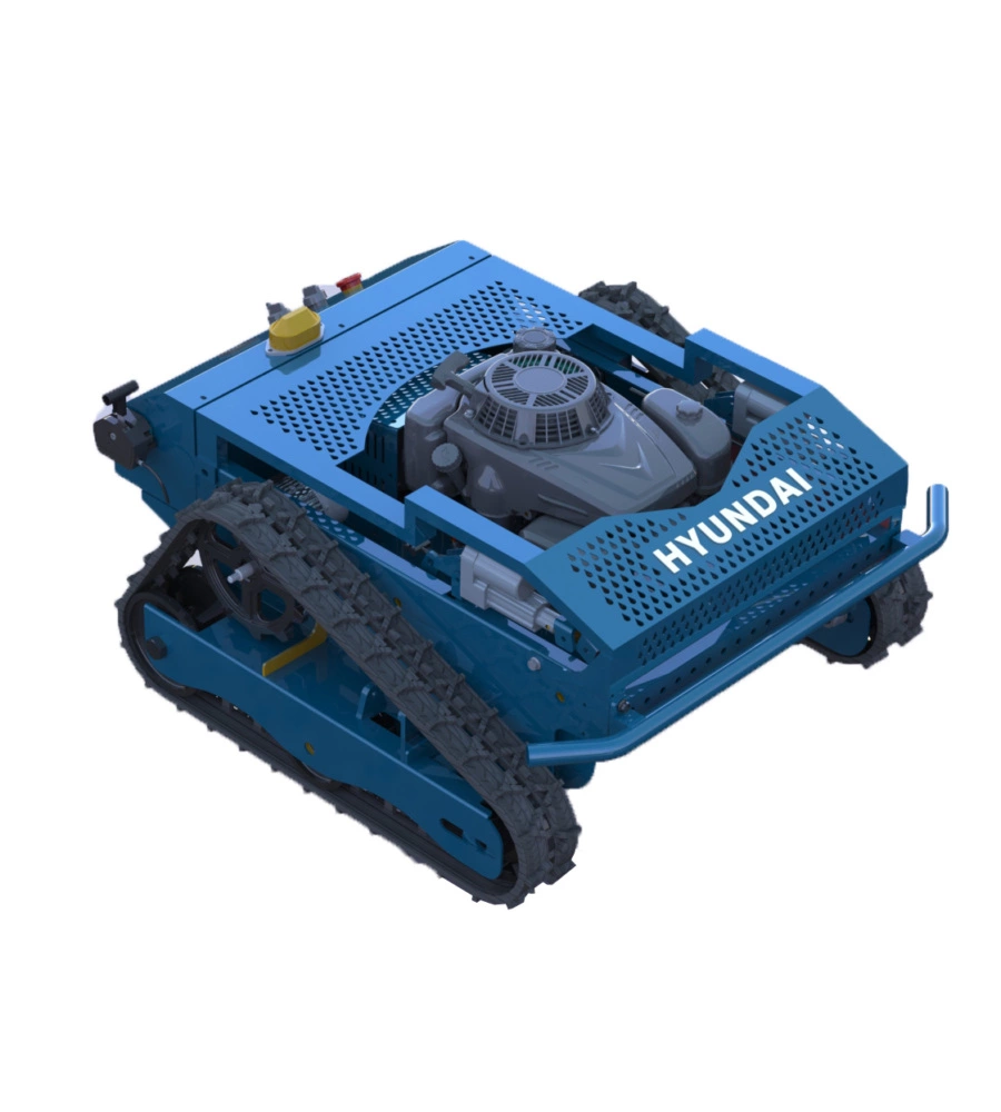 Robot tagliaerba cingolato radiocomandato hyundai "65492" 224 cc